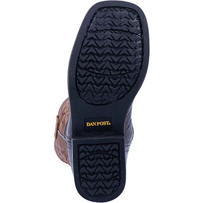 Dan Post Kid's Chocolate Gator Print Boots - Image 5