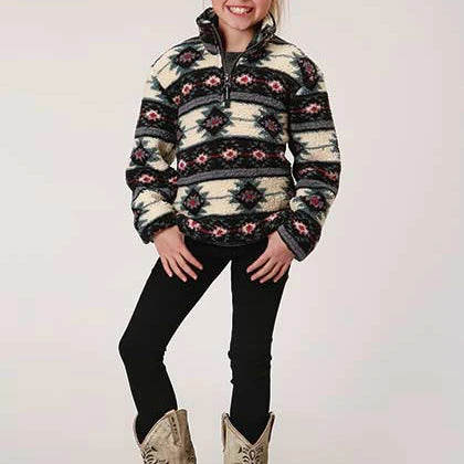 Girl's Aztec Polar Fleece - Image 2