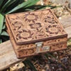 American Darling Large Tooled Locking Jewelry Case