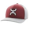 Hooey Mid Profile Maroon/Grey Cap-Hooey Up Logo
