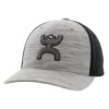 Hooey Mid Profile Pattern Grey/Black Cap-Hooey Up Logo