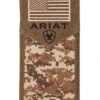 Ariat Men's Digital Camo Flag Checkbook Cover Rodeo Wallet
