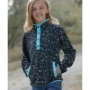 Cinch Kids Turquoise & Black Cheetah Polar Fleece Pullover