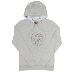 Hooey Ladies Grey Prairie Hoodie-Thunderbird