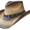 Dallas Hats -Logan- Tea Stained With Texas Star Accented Hatband
