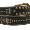 Nocona Ladies Black Arrow Nailhead Belt