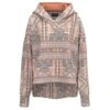 Hooey Women's "Roomy" Pink/Black Aztec Hoodie