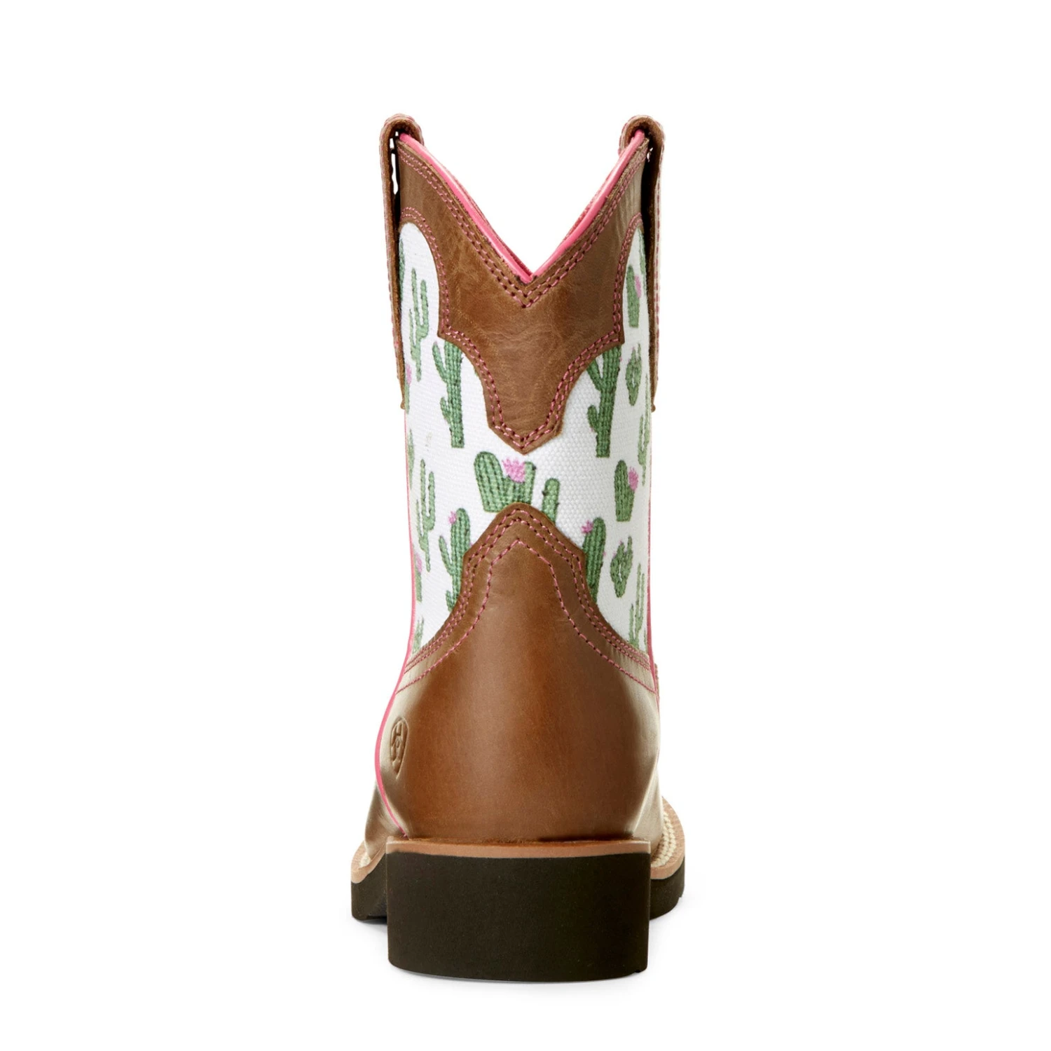 Ariat Kid's Brown Cactus Fatbaby Round Toe Boot - Image 2