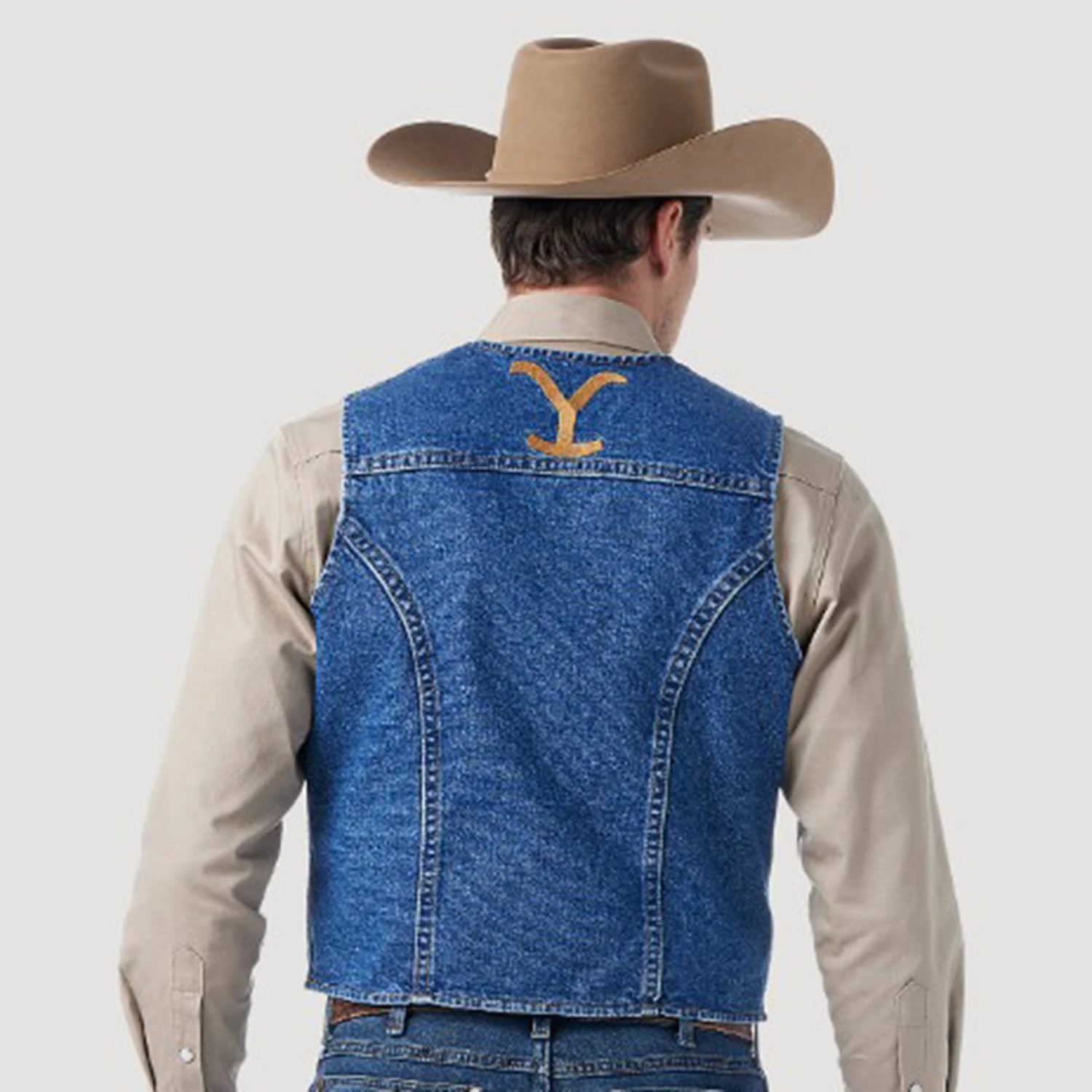 Wrangler Denim Yellowstone Vest - Image 2
