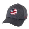 Live Lucky Charcoal USA Flag Cap