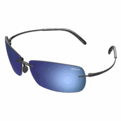 BEX Gunmetal And Iris FYNNLAND XL Sunglasses