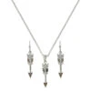 Montana Silversmiths Montana Silver Women's Gold Mini Arrow Jewelry Set