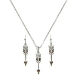 Montana Silversmiths Montana Silver Women's Gold Mini Arrow Jewelry Set