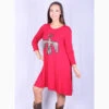 Women's Red Cheetah Thunderbird Dress